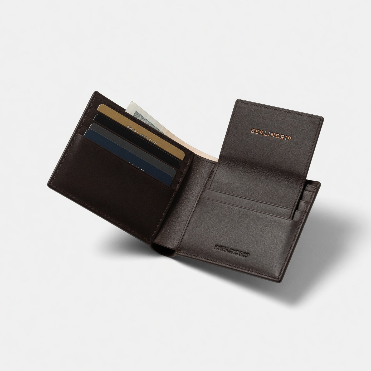BERLINDRIP Slim Leather Wallet – Minimal Everyday Luxury for Men