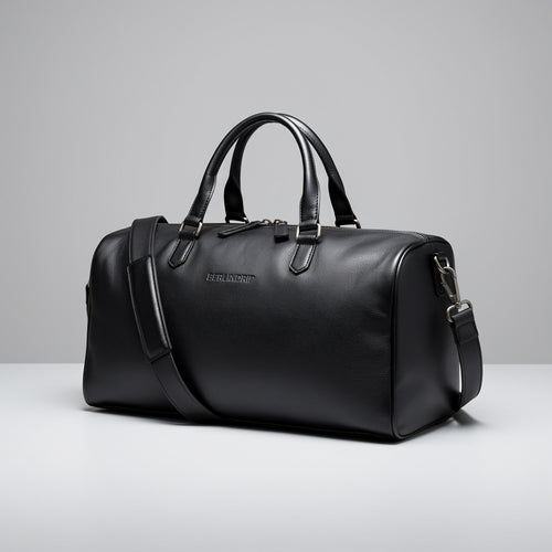 BERLINDRIP Leather Duffle Bag – Premium Travel Weekender for Men