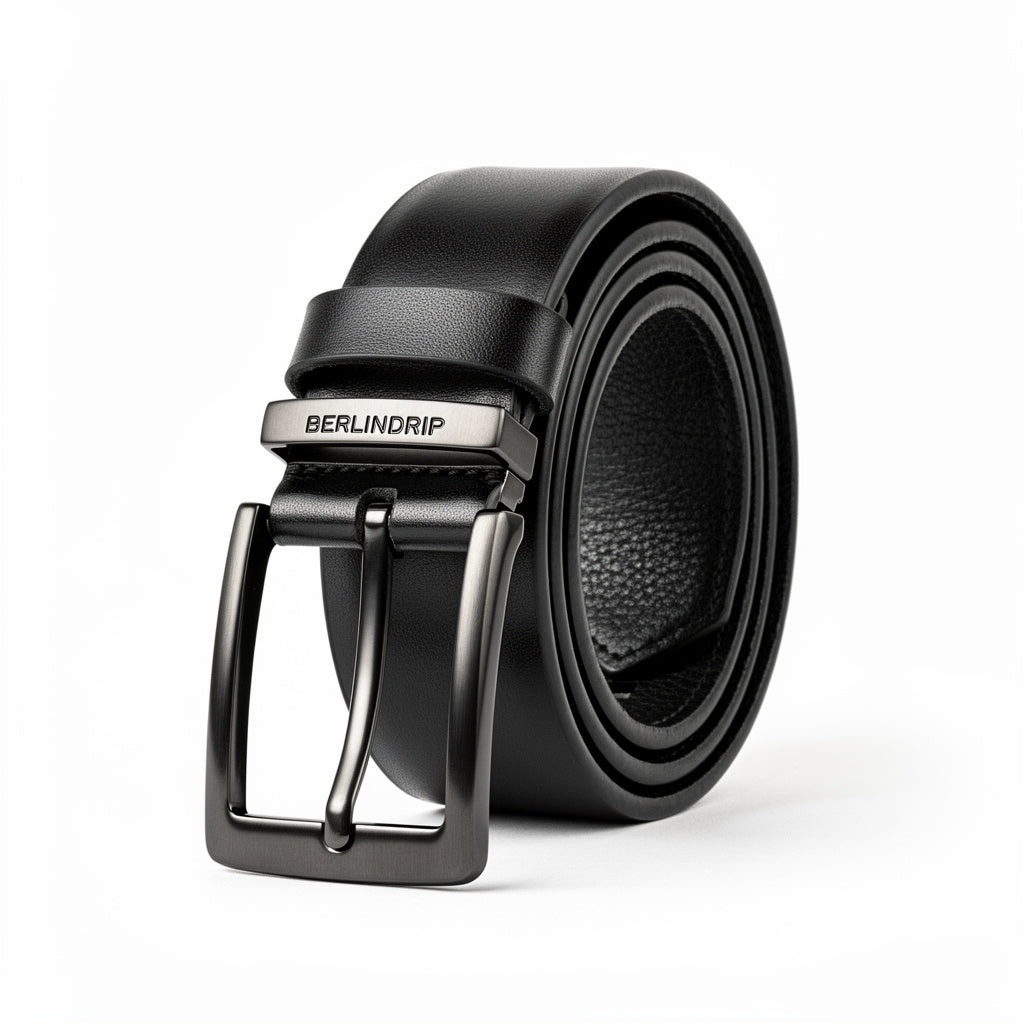 BERLINDRIP Classic Leather Belt – Minimal Luxury Essential for Men